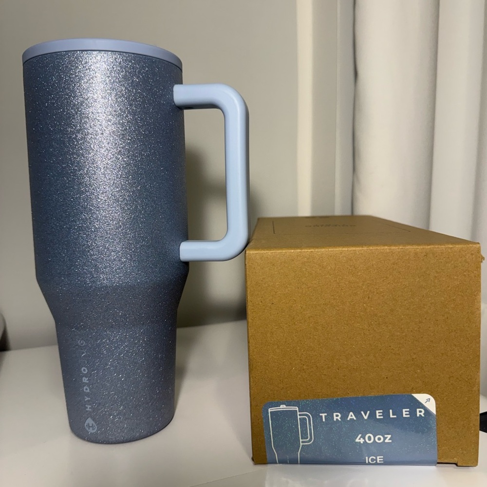 HydroJug Traveler 40oz Ice Blue Thermos